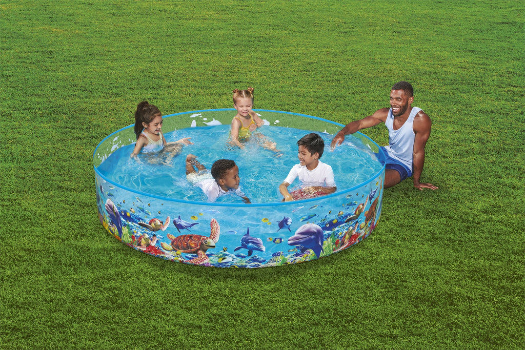 Round Above-Ground Kiddie Pool 8' x 18 H672