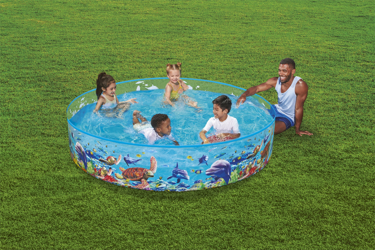 Round Above-Ground Kiddie Pool 8' x 18 H672