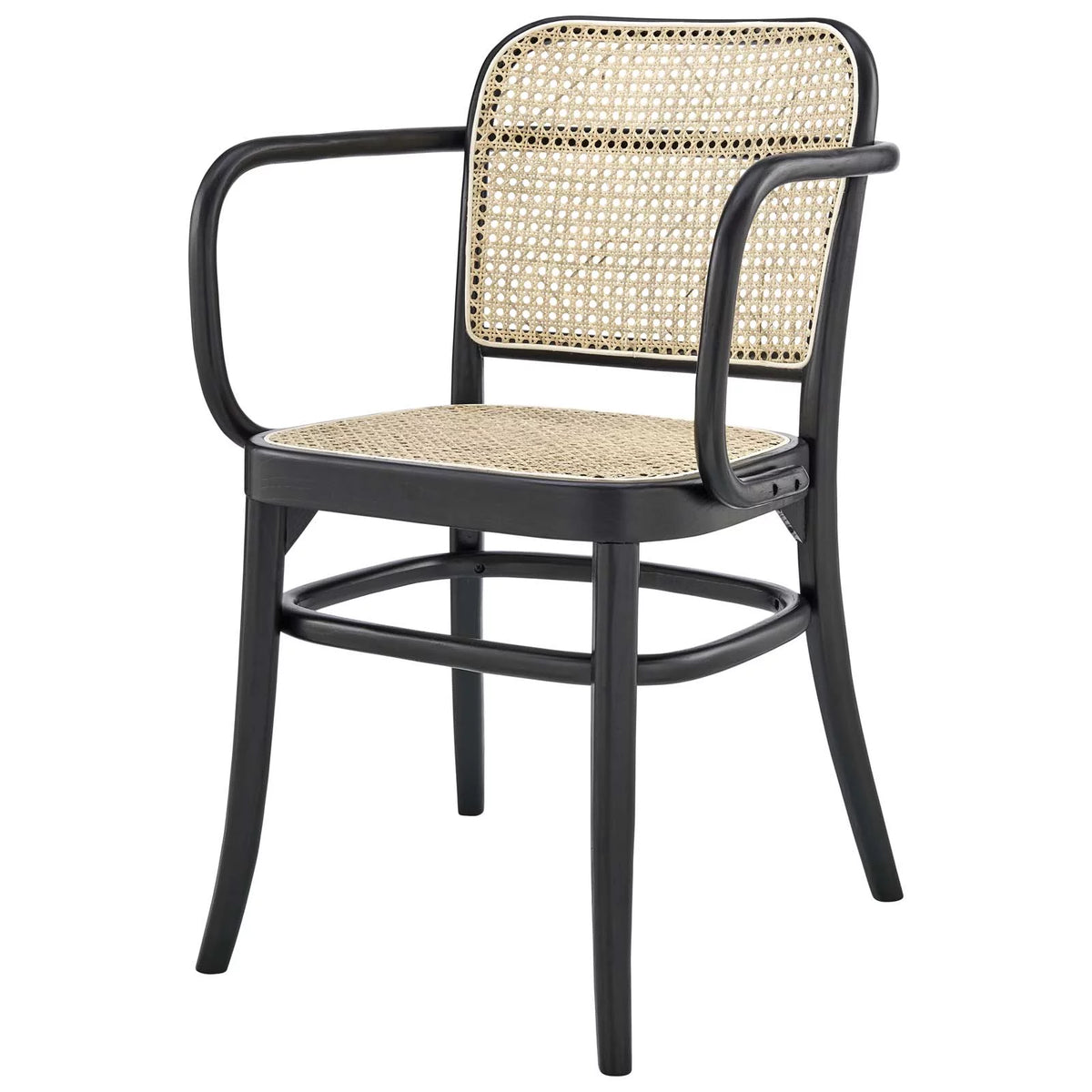 Black Wood Side Dining Chair O457216