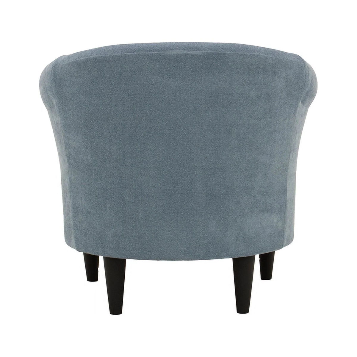 Light Blue Polyester Fabric Chair E6584
