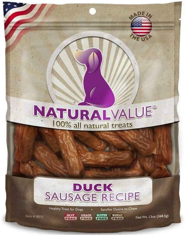Duck Sausages Dog Treats 14 oz C4104