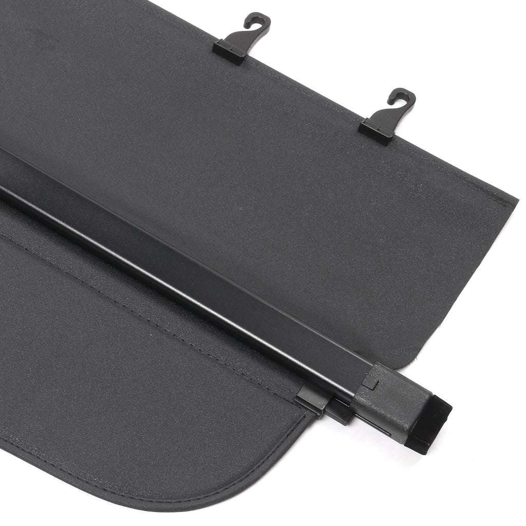 Black PVC & Aluminum Rod Retractable Cargo Cover B3184