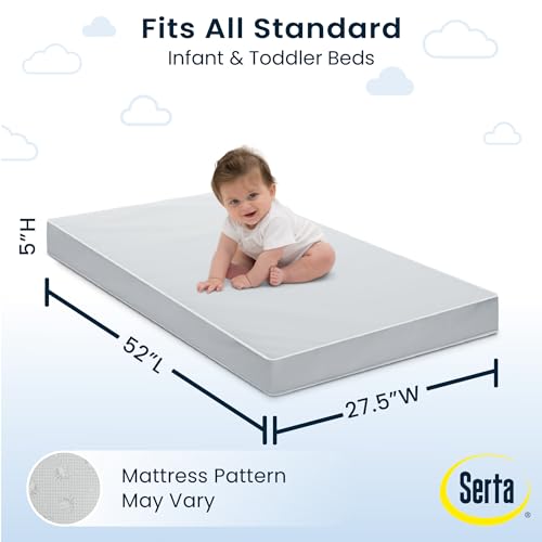 Dual Sided Crib and Toddler Mattress B275