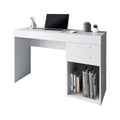 White Computer Desk Workstation with Storage G41267