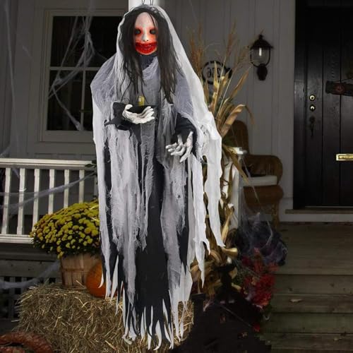 Halloween Mask and Giant Spider Web N210