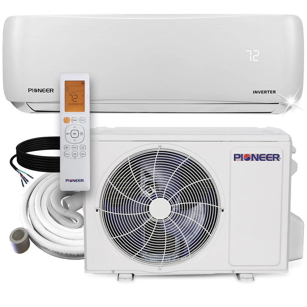 12,000 BTU 22 SEER 230V Ductless Mini-Split Inverter Air Conditioner Heat Pump System L89959