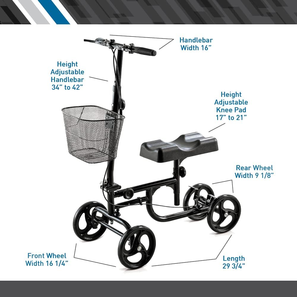 Lightweight Foldable Knee Walker W86305