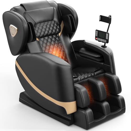 Zero Gravity Massage Chair with 10 Fix Rollers, Heating, Foot Massage, Bluetooth Speaker X111400