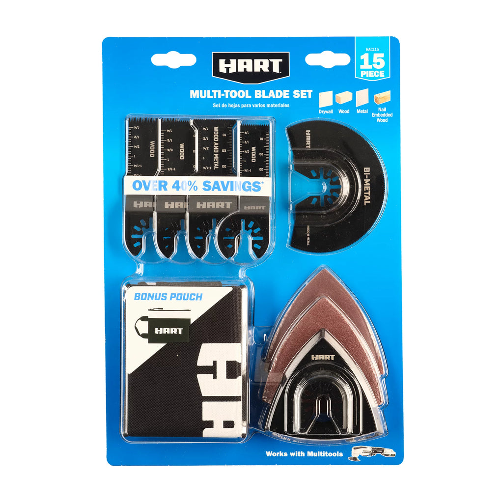 15 Piece Multi-Tool Blade and Accessory Set L7089