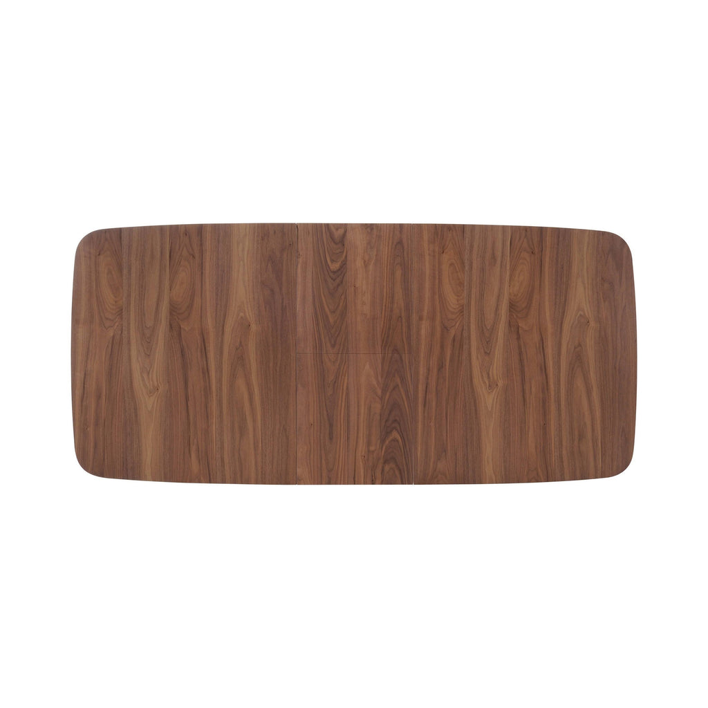 Natural Walnut Dining Table with Butterfly Extension Leaf A760459