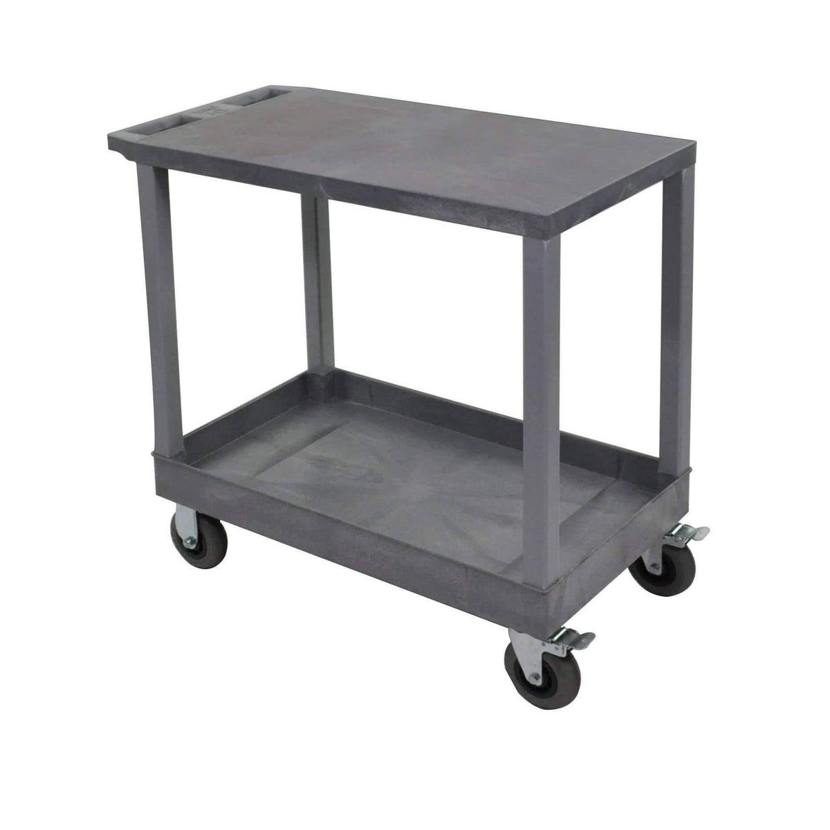 Gray 18x32 2 Flat/Tub Cart with Casters P380043