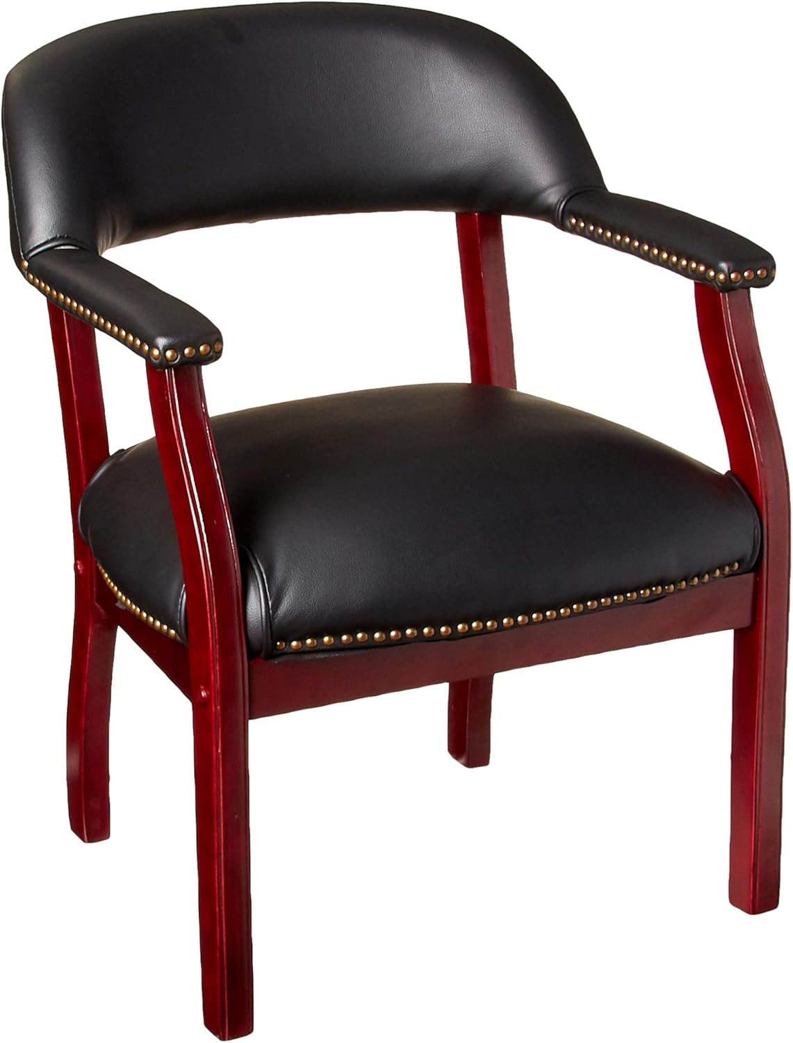 Black Vinyl Captain’s Chair E81843