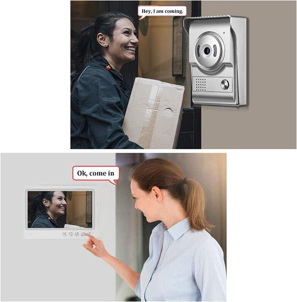 9 Inch Wired Video Intercom System with Night Vision B40343