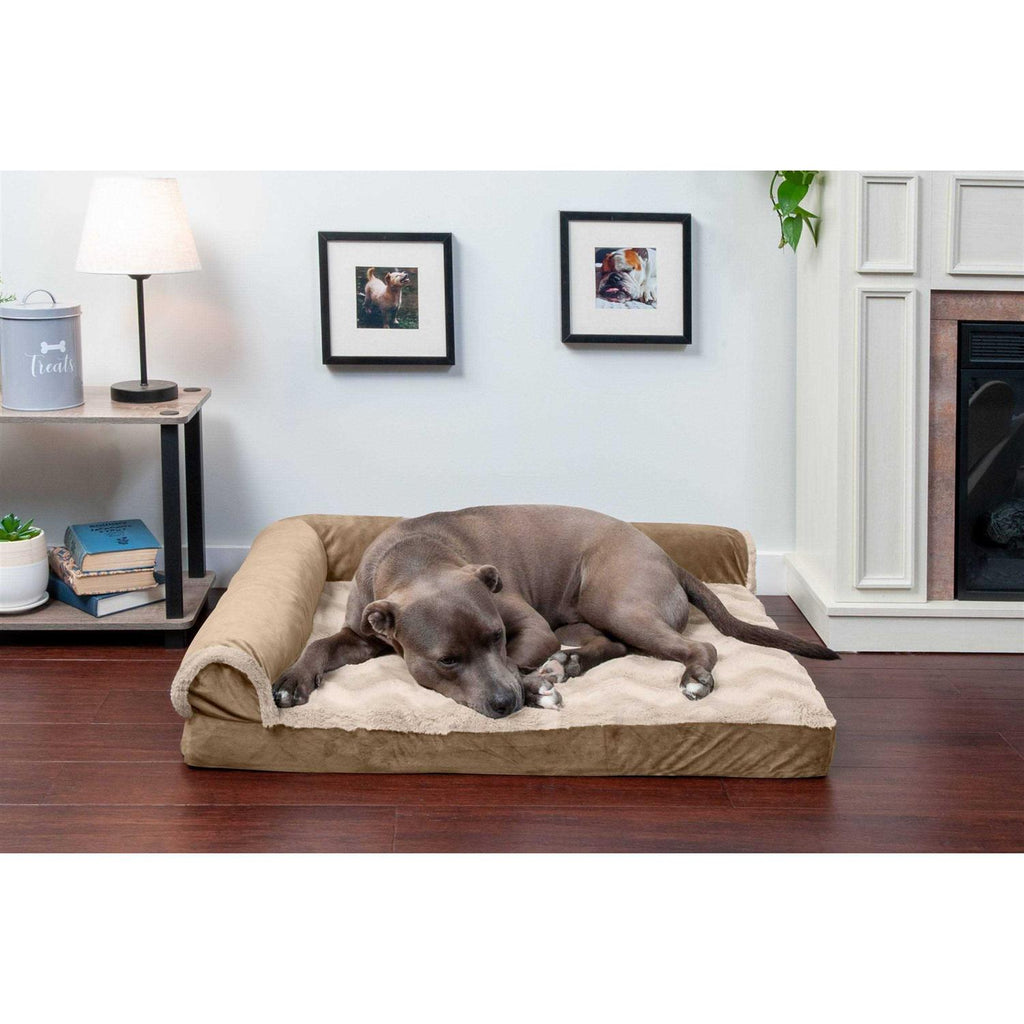 Velvet Chaise Lounge Dog Bed A3594