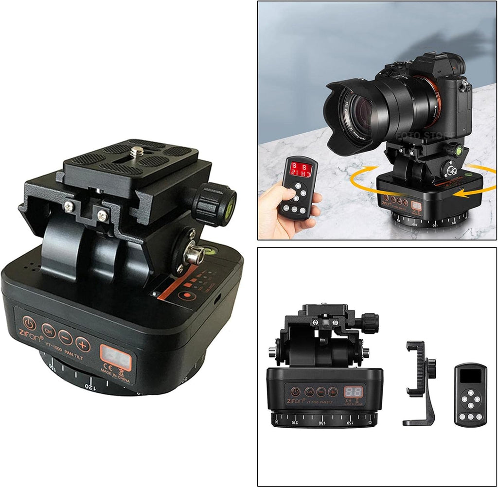 Motorized Panoramic Tripod Head with Variable Speed E317