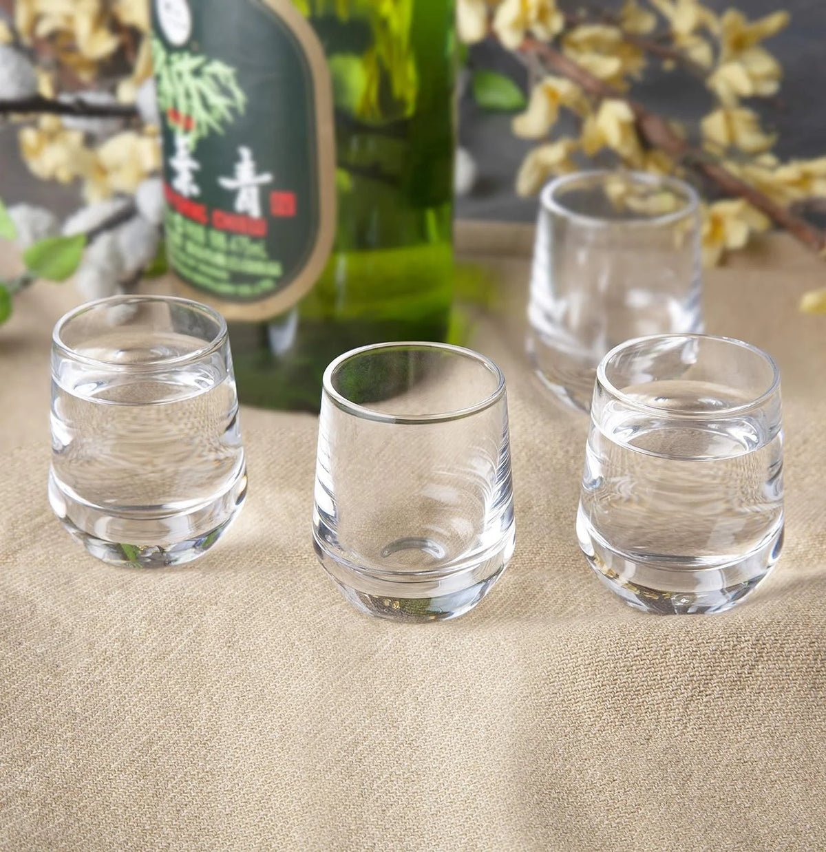 Sake Glasses, Set Of 4, Lead-Free Crystal O475761