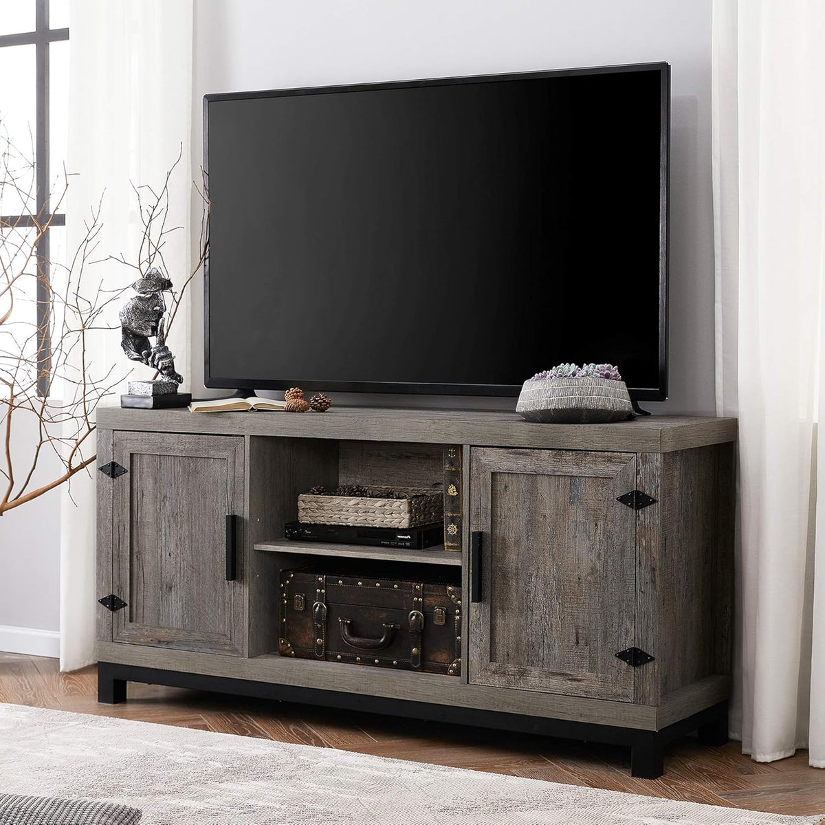 Electric Fireplace with Mantel and 7 Bookshelves H94630