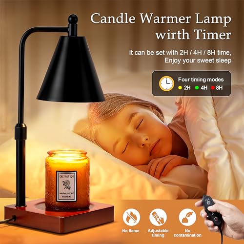 White Gold Candle Warmer Lamp with 2 Bulbs R65919