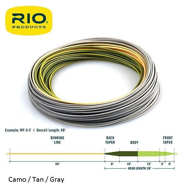 WF5F Camo Fly Line N524