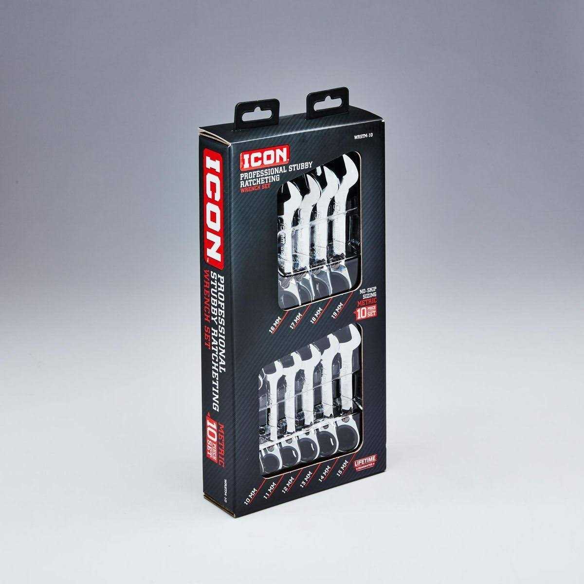 Professional Stubby Ratcheting Combination Wrench Set T837728