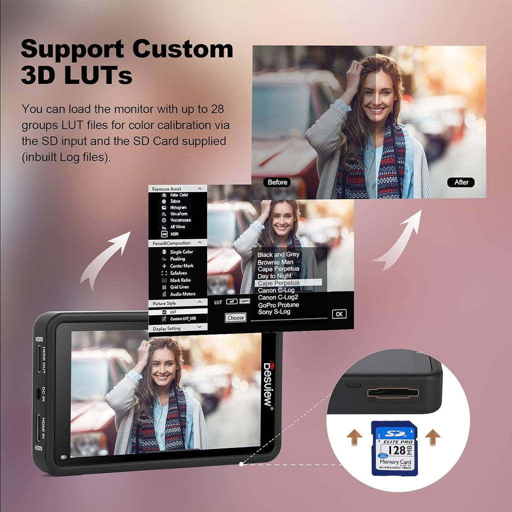 5.5 inch Touch Screen Camera Monitor 1920x1080 IPS H558083