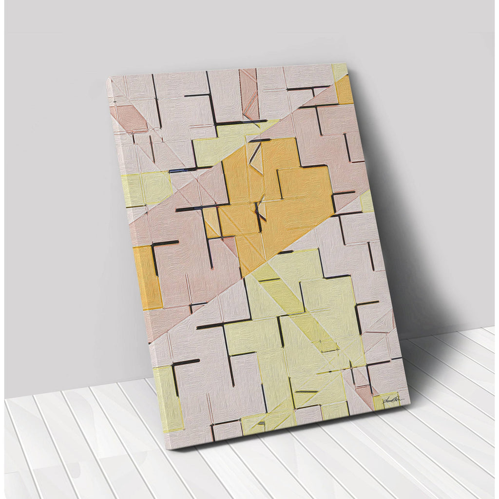 Pastel Wall Stretched Canvas V215170