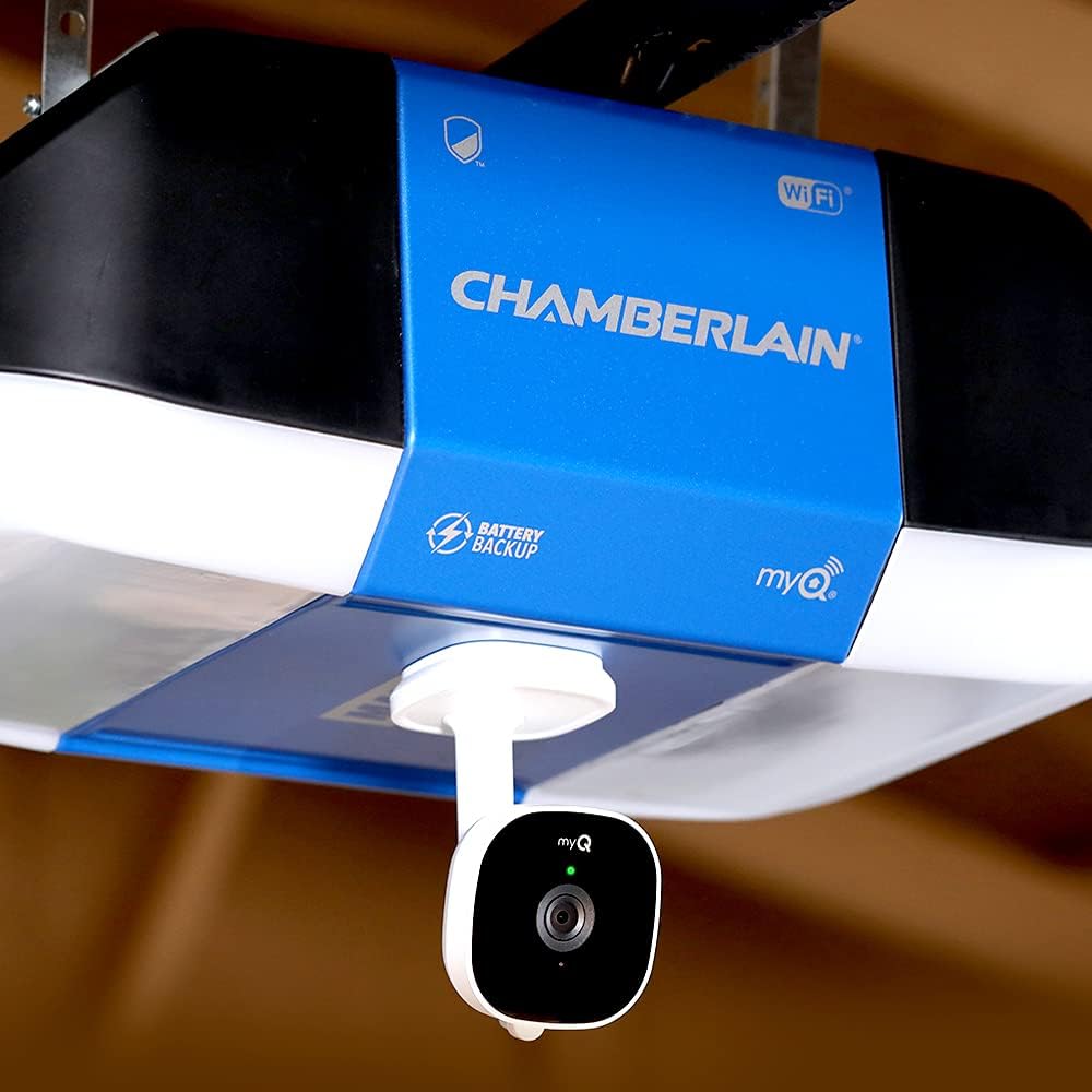 Smart Garage HD Camera Wifi Enabled Smartphone Controlled Two Way Audio White K493573