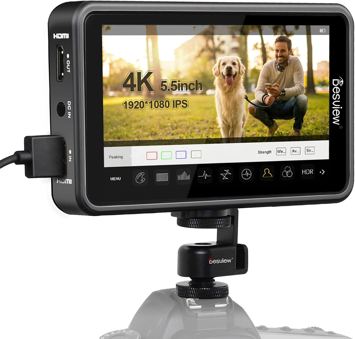 5.5 inch Touch Screen Camera Monitor 1920x1080 IPS H558083