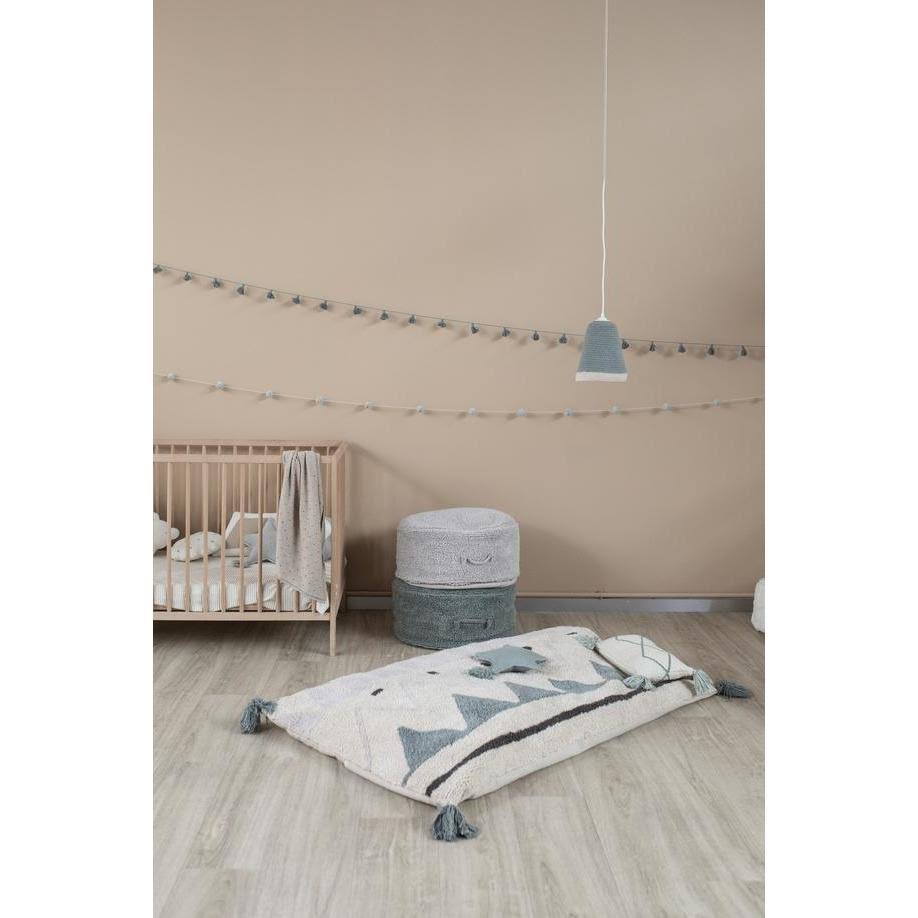 Pearl Grey Pouffe Y829767