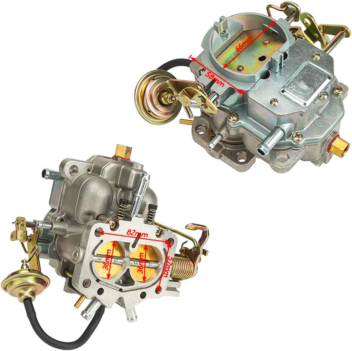 2 Barrel Carburetor Carb Manual Choke H7772
