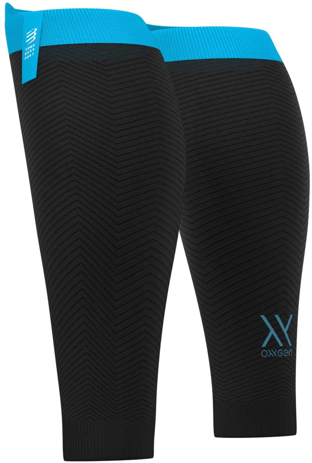 Black Compression Calf Guards T733