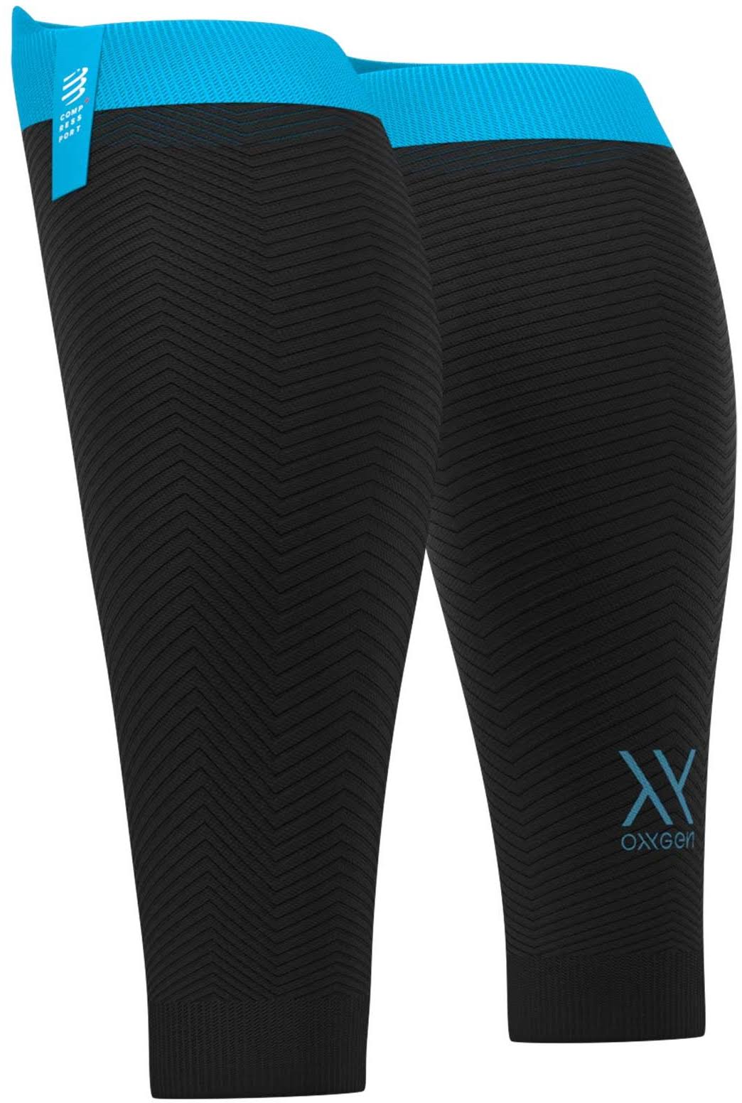 Black Compression Calf Guards T733