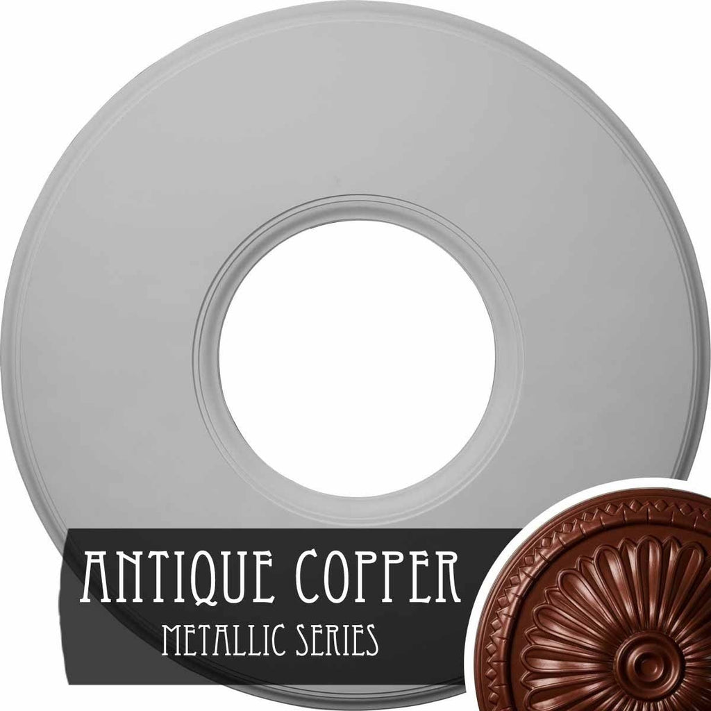 Hand-Painted Deco Ceiling Medallion Y6806