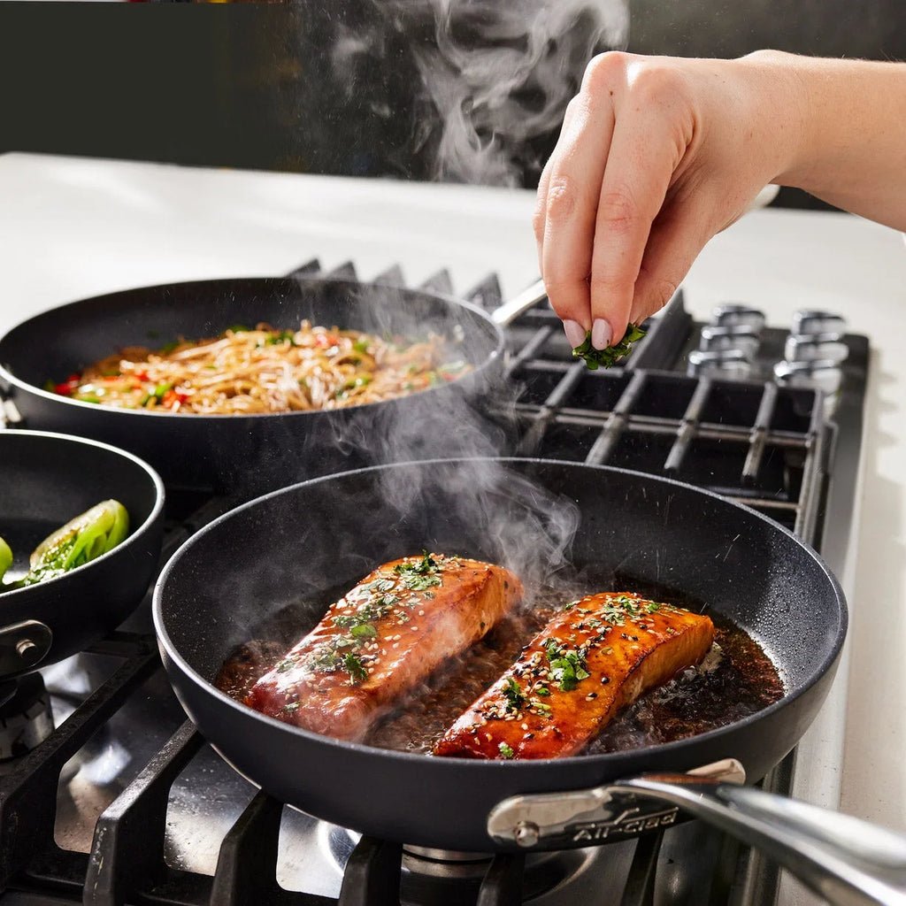3 Piece Hard-Anodized Fry Pan Set C457241