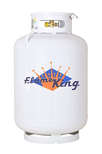 White 200 Pound ASME Propane Tank A30900