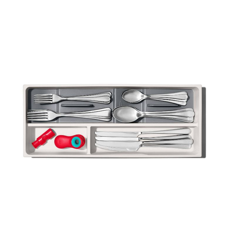 Adjustable Plastic Tableware Storage Box V764