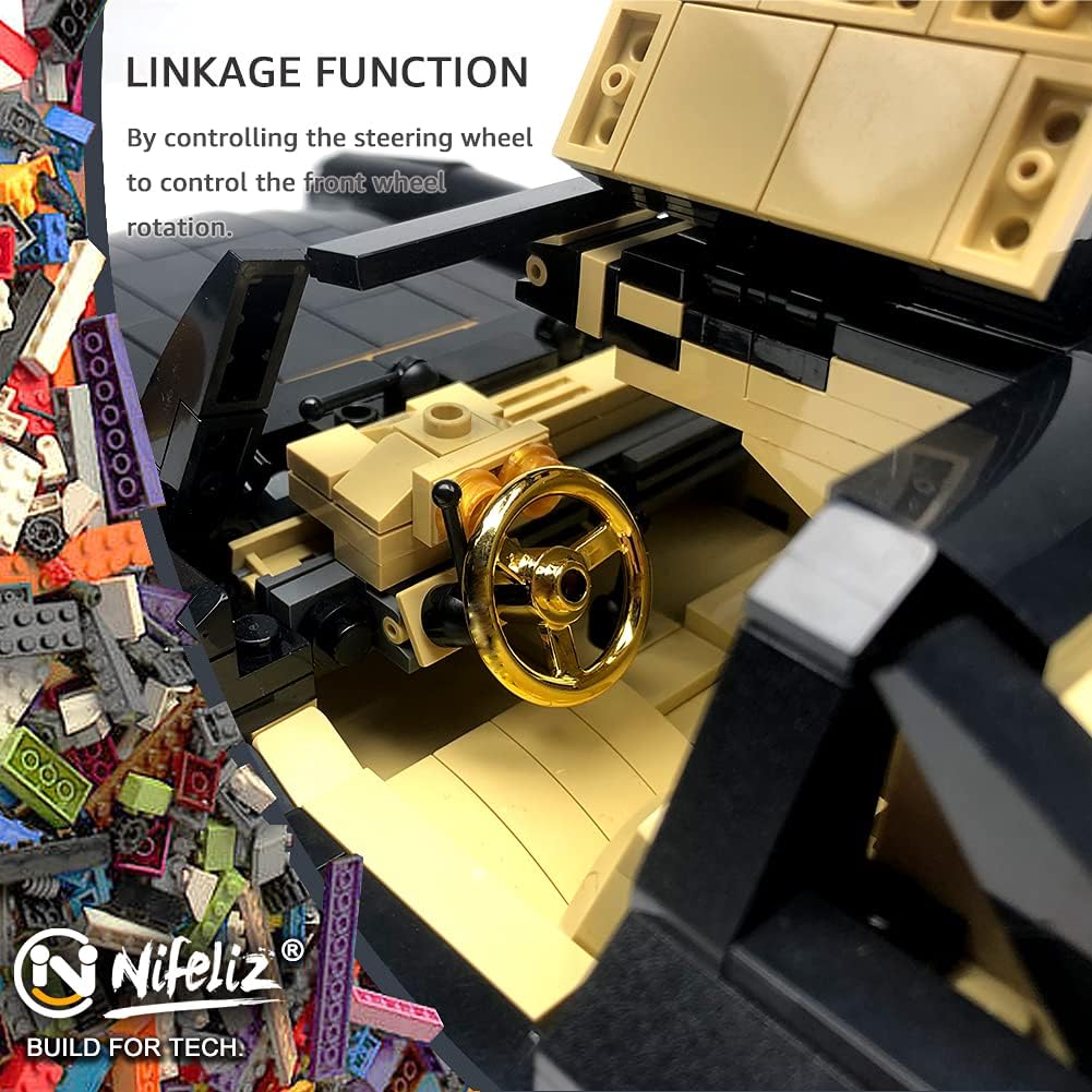 1:14 Scale Sports Car Building Blocks Set 886 Pcs Pack of 2 J60365