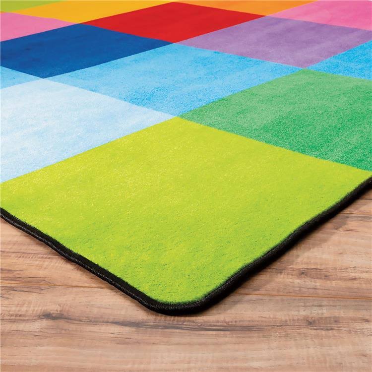 Learning Carpets Rectangle Rainbow Mosaic-Size:Small S674