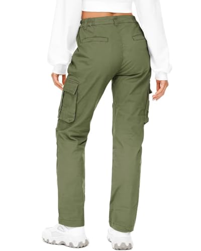Relaxed Fit Cargo Pants with Zipper Pockets X584411