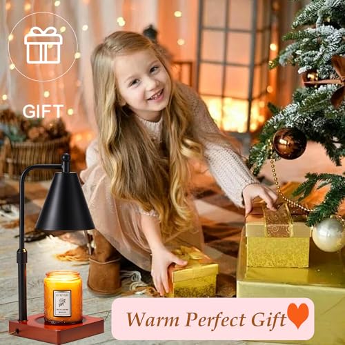 White Gold Candle Warmer Lamp with 2 Bulbs R65919