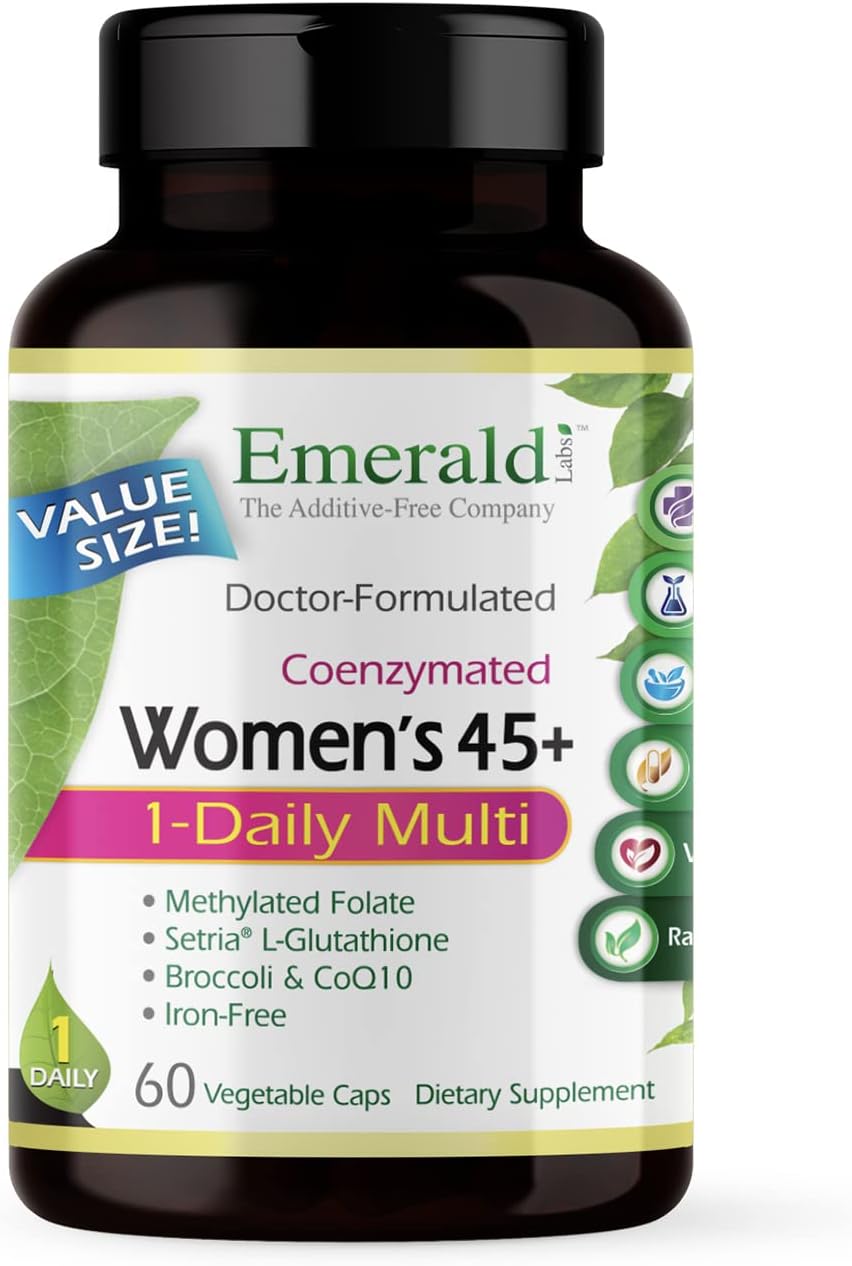 Women's 45+ 1-Daily Multi (60 Caps) & Men's 45+ 1-Daily Multi (60 Caps) Complete Multivitamin B489