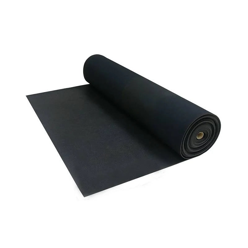 Black 1/8 in Rubber Runner Mat M972
