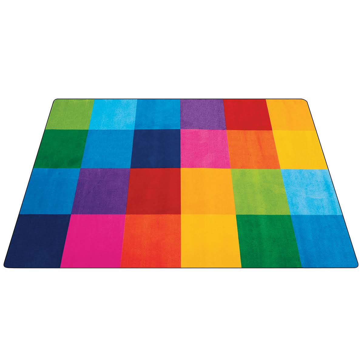 Learning Carpets Rectangle Rainbow Mosaic-Size:Small S674