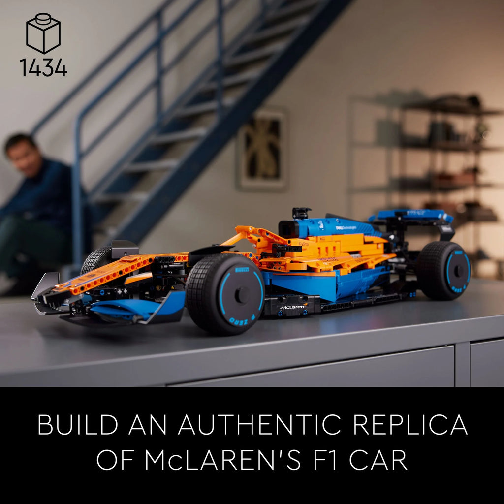 Technic McLaren Formula 1 Replica Race Car Model Building Kit J78821