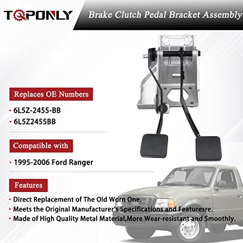 2 Pcs Brake or Clutch Pedal Pad U365667