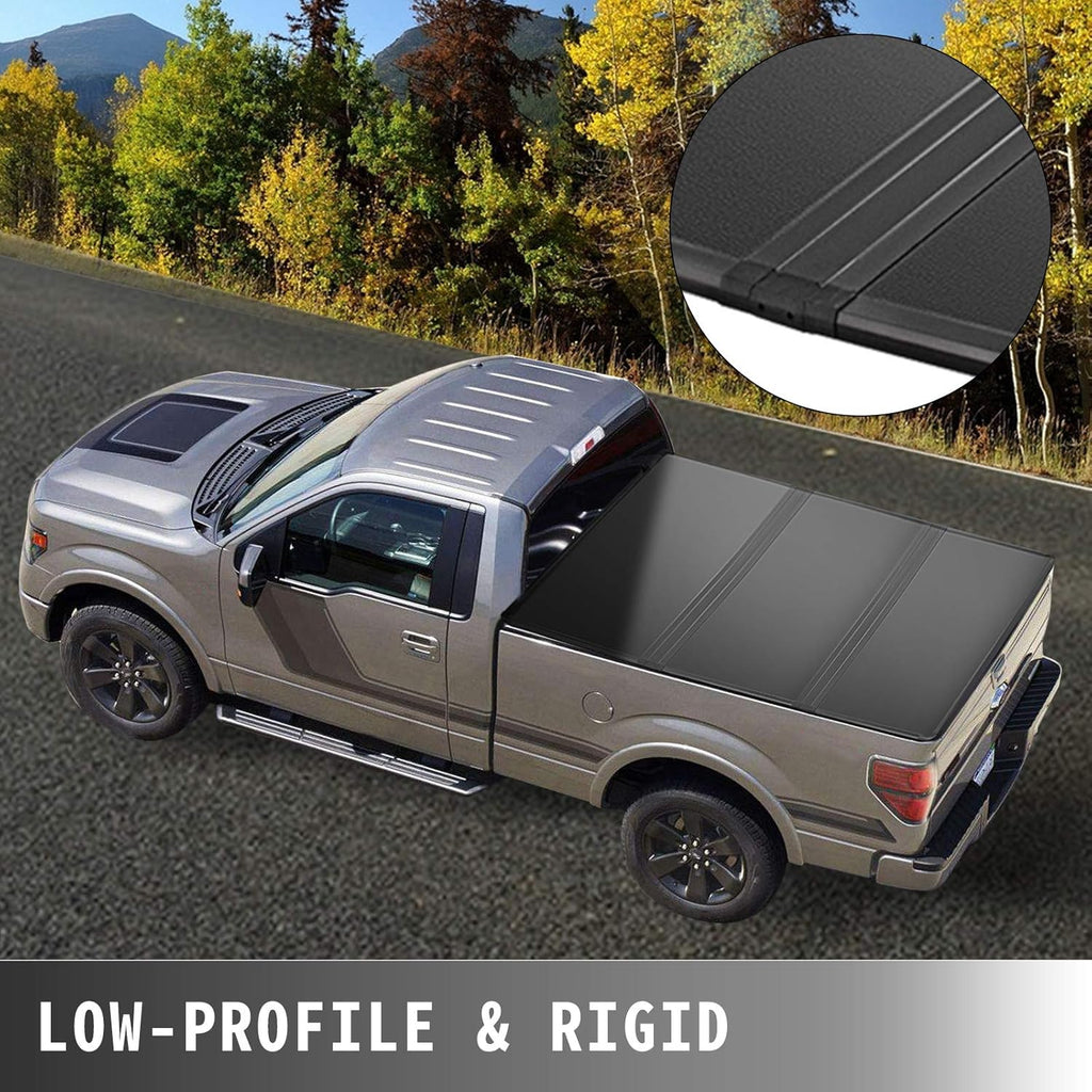 Tri-Fold Hard Truck Bed Tonneau Cover 6 FT T493