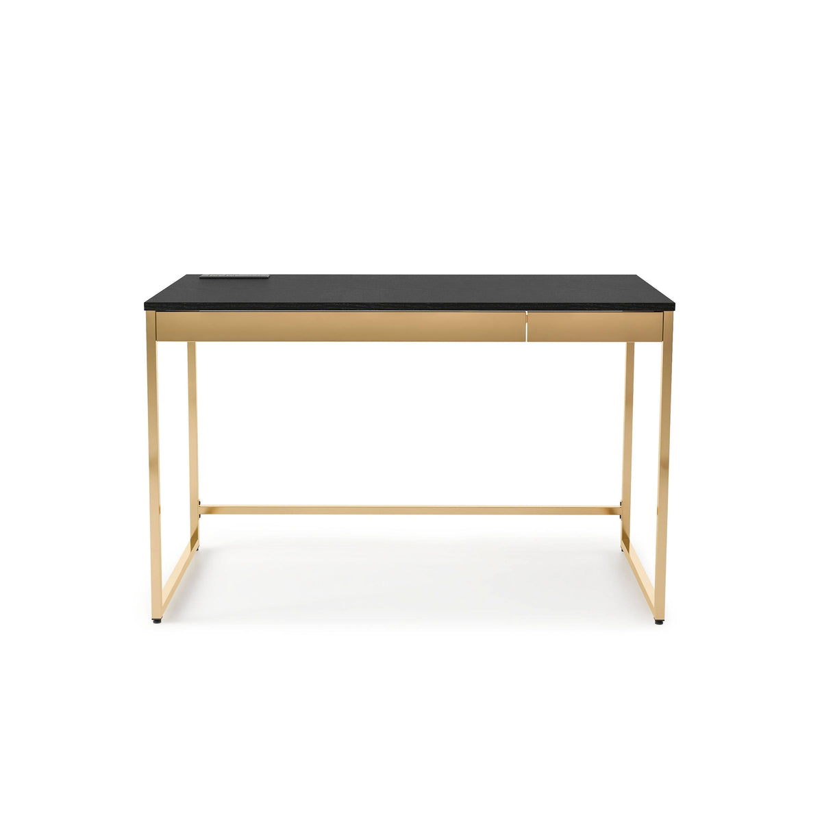 Black 48-Inch Desk with USB Ports F26124