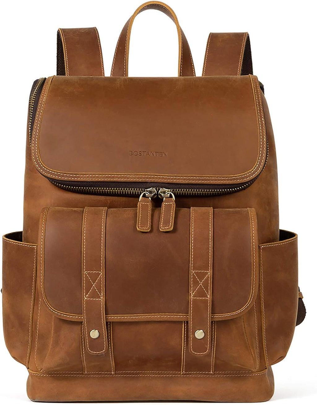 Leather 15.6 inch Laptop Backpack F610161