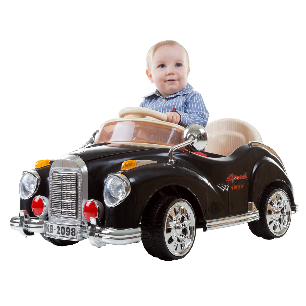 Black Battery Powered Ride on Toy Car I3544