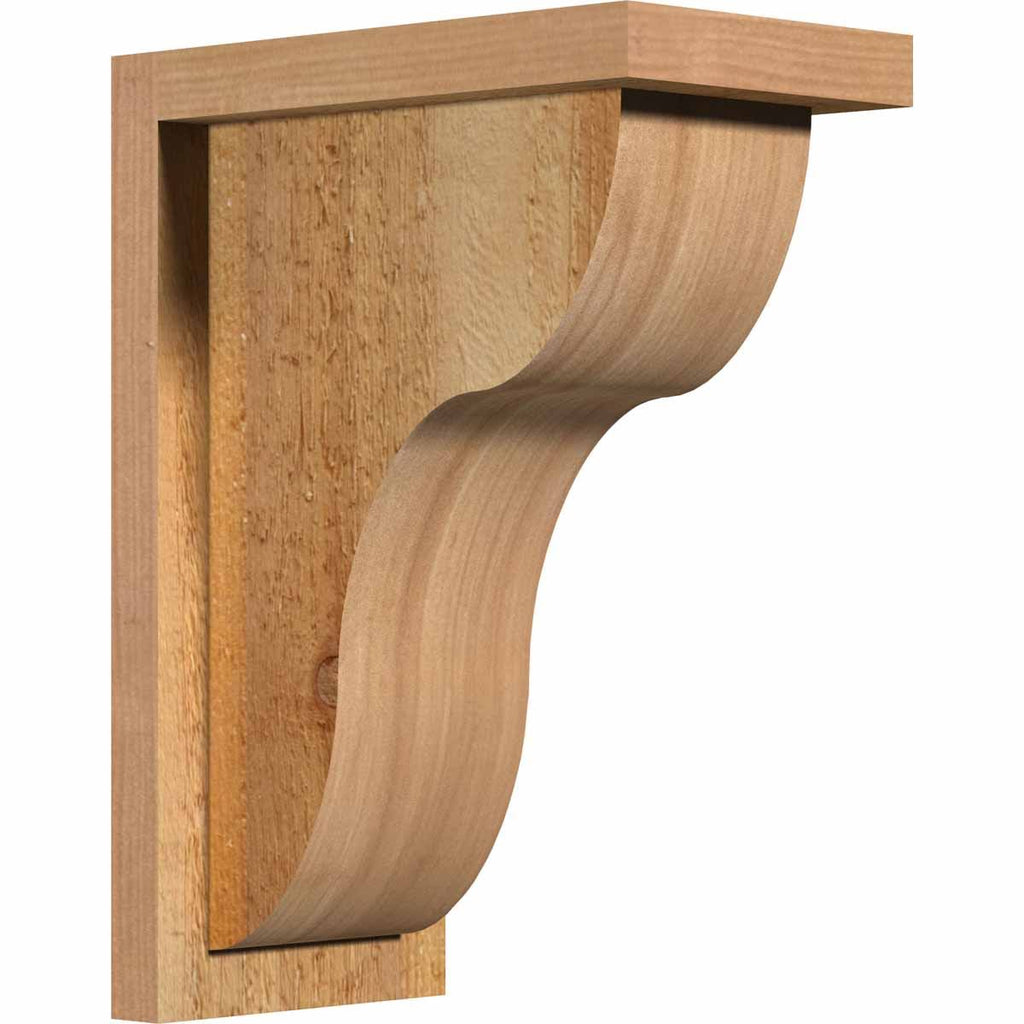 Rough Sawn Corbel with Backplate P44148